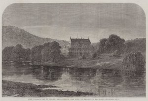 Drottning Victorias besök i Tyskland, Reinhardsbrunn, nära Gotha, Hennes Majestäts residens